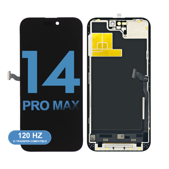 Soft OLED Display Screen Touch Digitizer Full Assembly Replacement Compatible with iPhone 14 Pro Max