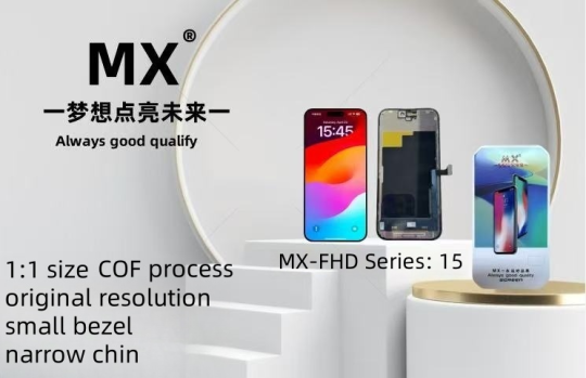 FHD COF High Refresh Rate Screen Replacement Compatible with iPhone 15