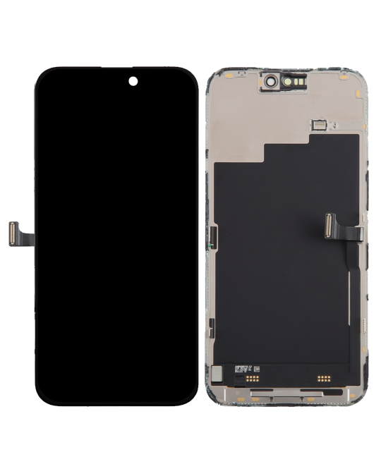 Soft OLED Display Screen Touch Digitizer Full Assembly Replacement Compatible with iPhone 15 Pro Max