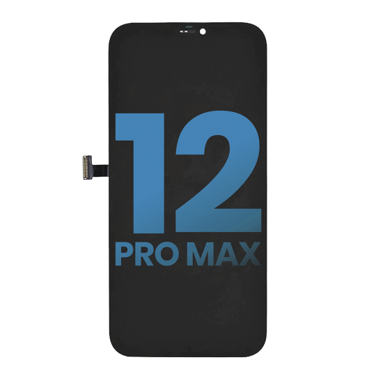 Soft OLED Display Screen Touch Digitizer Full Assembly Replacement Compatible with iPhone 12 Pro Max
