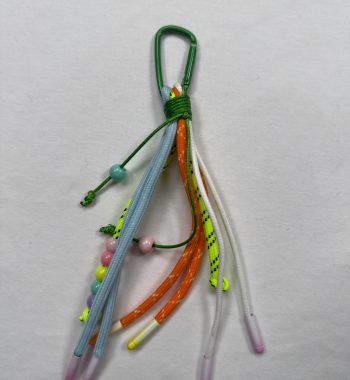 Cute Fresh Aesthetic Bag Charms for Women & Girls | Stylish Nylon Rope Handbag & Backpack Charms | Pastel-Palette Purse Charm & Car Hanging Ornament | Keychain Accessory | Lovely Birthday Gift