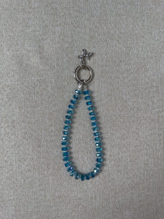 Rhinestones Phone Chain Aesthetic Keychain Wristlet Gems Pearls Beads Bag Charms Car Key Chain Women Rhinestone Pearl Purse Charm Cell Phone Wrist Strap Crystal Bead Phone Charm Keychain Accessories