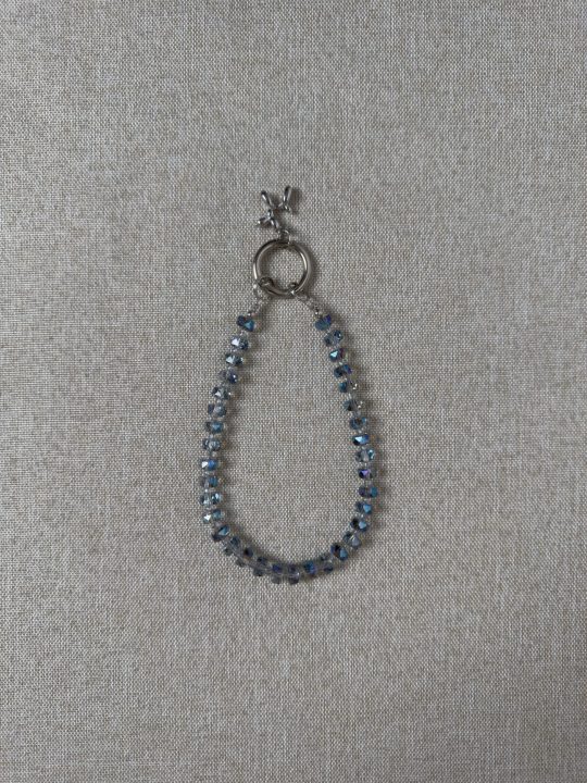 Rhinestones Phone Chain Aesthetic Keychain Wristlet Gems Pearls Beads Bag Charms Car Key Chain Women Rhinestone Pearl Purse Charm Cell Phone Wrist Strap Crystal Bead Phone Charm Keychain Accessories