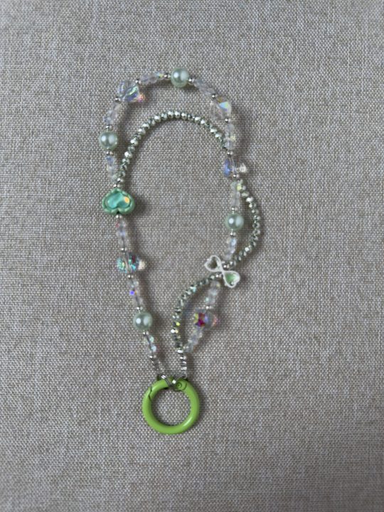 Heart Phone Charm | Cute Beaded Lanyard for Phone Case, Purse & Backpack | Stylish Accessory Gift for Women