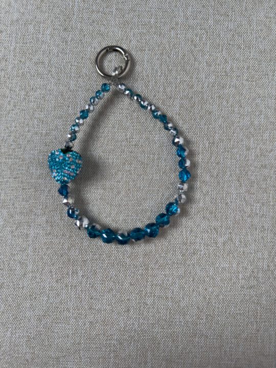 Heart Phone Charm | Cute Beaded Lanyard for Phone Case, Purse & Backpack | Stylish Accessory Gift for Women