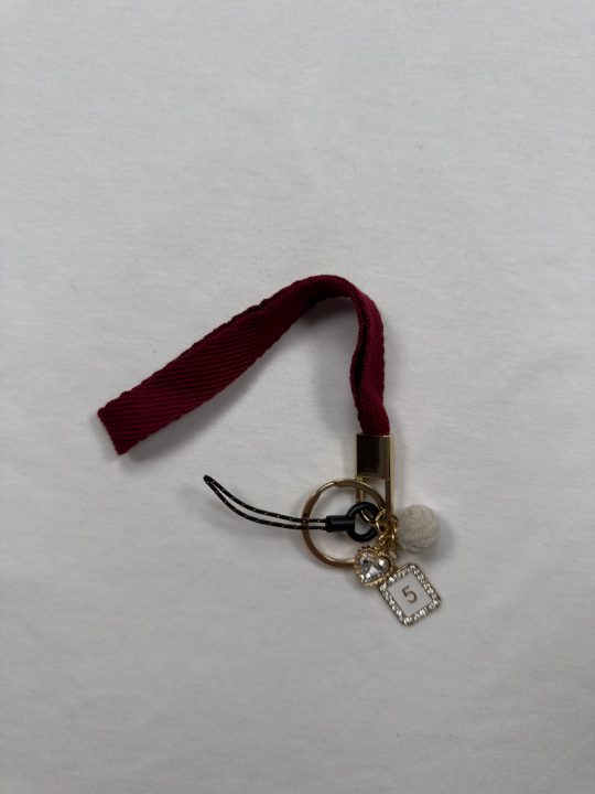 Cute Braided Rope Keychain | Initial Letter Keys Charm with Key Ring | Purse Charms for Handbags | Stylish Gifts for Women