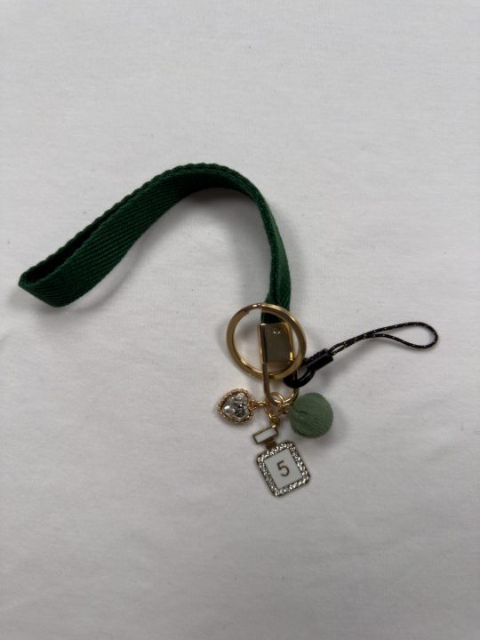Cute Braided Rope Keychain | Initial Letter Keys Charm with Key Ring | Purse Charms for Handbags | Stylish Gifts for Women