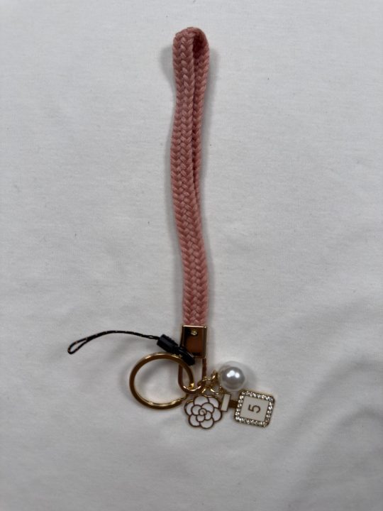 Cute Braided Rope Keychain | Initial Letter Keys Charm with Key Ring | Purse Charms for Handbags | Stylish Gifts for Women