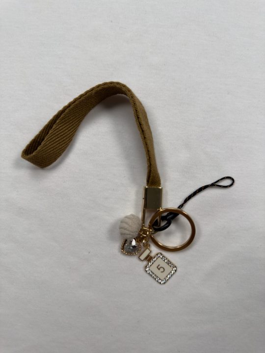Cute Braided Rope Keychain | Initial Letter Keys Charm with Key Ring | Purse Charms for Handbags | Stylish Gifts for Women