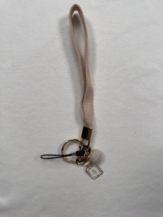 Cute Braided Rope Keychain | Initial Letter Keys Charm with Key Ring | Purse Charms for Handbags | Stylish Gifts for Women