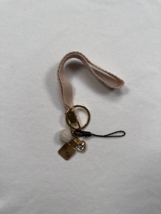 Cute Braided Rope Keychain | Initial Letter Keys Charm with Key Ring | Purse Charms for Handbags | Stylish Gifts for Women