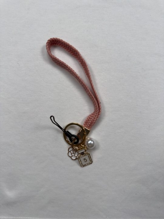 Cute Braided Rope Keychain | Initial Letter Keys Charm with Key Ring | Purse Charms for Handbags | Stylish Gifts for Women