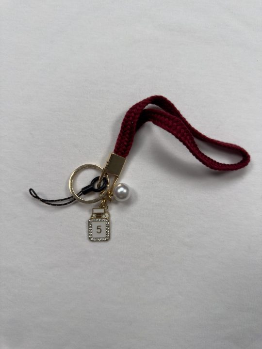 Cute Braided Rope Keychain | Initial Letter Keys Charm with Key Ring | Purse Charms for Handbags | Stylish Gifts for Women