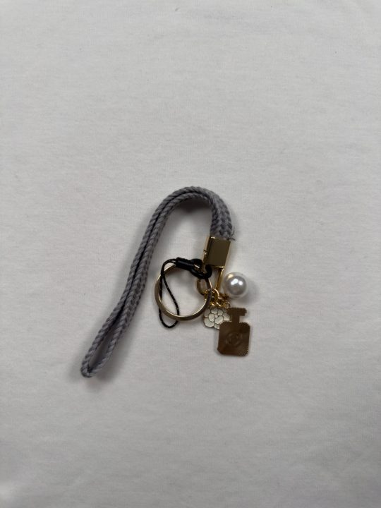 Cute Braided Rope Keychain | Initial Letter Keys Charm with Key Ring | Purse Charms for Handbags | Stylish Gifts for Women