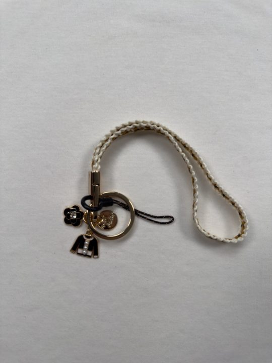 Cute Braided Rope Keychain | Initial Letter Keys Charm with Key Ring | Purse Charms for Handbags | Stylish Gifts for Women