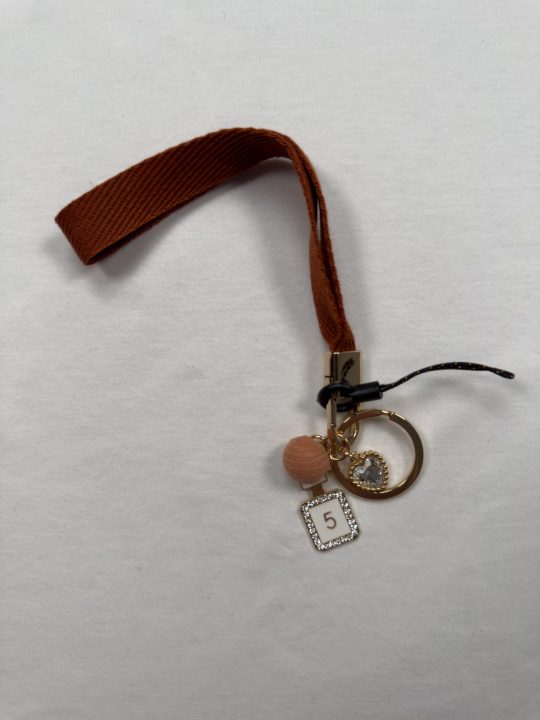 Cute Braided Rope Keychain | Initial Letter Keys Charm with Key Ring | Purse Charms for Handbags | Stylish Gifts for Women